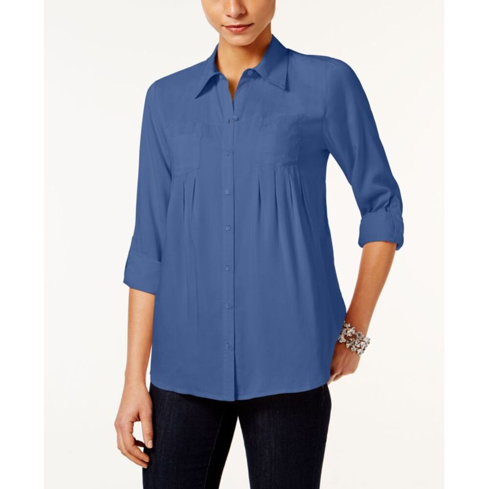 Style & Co Roll Tab Shirt
